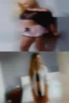 Naked woman wheeling couple